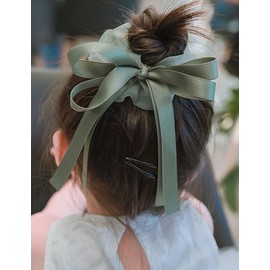 GFun Hair Bow, Hair Accessory, Large, Hair Ribbon, Kids, Hair Ornament, Hair Arrangement, Recitals, Kindergarten Entrance Ceremony, Graduation Ceremony, Yellow