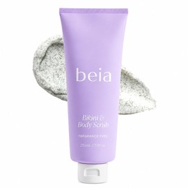 Beia- Exfoliante para bikini y cuerpo Efecto hidratante y suavizante con extracto de arroz y ácido glicólico Exfoliante suave                         