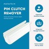 Pin Clutch Remover Tool for Rubber Backing Clutches on Enamel