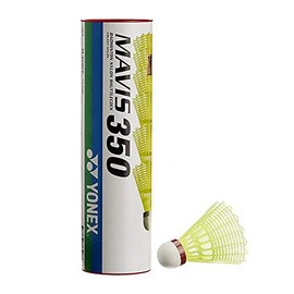 YONEX Badminton Shuttlecock Mavis 350 (Colour/Size: Yellow/Fast Red)