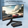 DP KVM Switch 2 Computer 1 Monitor, 8K@60Hz/4K@240Hz Displayport KVM
