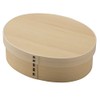 Nagao FH01W Magewappa 1-Tier Lunch Box, Natural