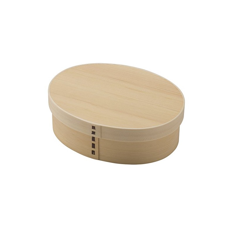 Nagao FH01W Magewappa 1-Tier Lunch Box, Natural
