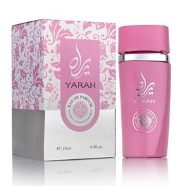 SAADAH Yarah Eau De Parfum for Women 4.0 Fl.oz, 120ml Oriental Vanilla Gourmand Perfume, Sweet Orchid Tangerine Tropical Fruits, Vanilla Musk Sandalwood, Long Lasting Powdery Luxury Fragrance
