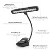 Vshinic Music Stand Light,Clip On Piano Lights 10 LED Orchestra