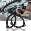 ETFBUY 2Pcs Car Front Rear Door Speaker Adapter 6.5" Spacer