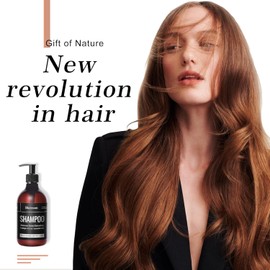 Blairsom Australian Natural Native Shampoo for Oily Hair Treatment Sulfate Free Shampoo for Greasy Hair and for Hair Loss Herbal Anti Dandruff Shampoo 17 oz. Increase Hair Volume and Shine