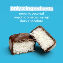 UNREAL Dark Chocolate Coconut Bars | 3g Sugar | Certified Vegan, Gluten Free, Fair Trade, Non-GMO | No Sugar Alcohols or Soy | Pack of 6