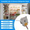 EAU65058315 Refrigerator Evaporator Fan Motor Assembly Compatible with LG Kenmore