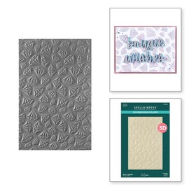 Spellbinders Born to Sparkle 3D Embossing Folder from The Bougie Birthday Collection by Nina Boettcher