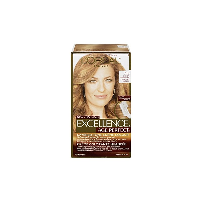 L'Oreal Paris Age Perfect Permanent Hair Color, 7G Dark Natural