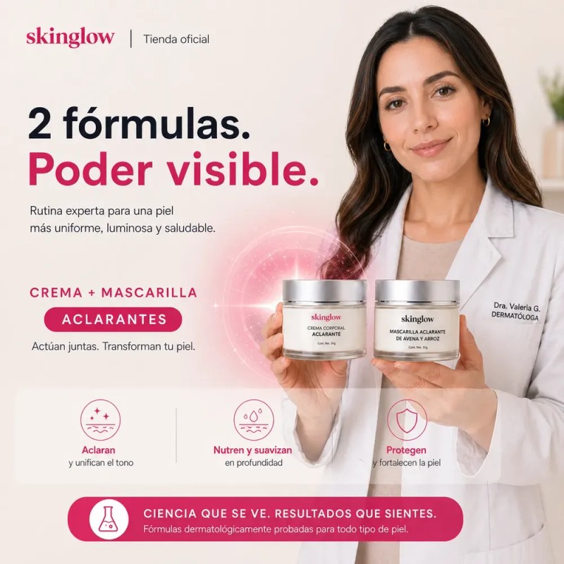 Kit Crema Despigmentante + Mascarilla Aclarante Facial 30g