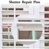 60 Pieces Shutter Repair Pins Louver Pins Shutters Replacement Repair