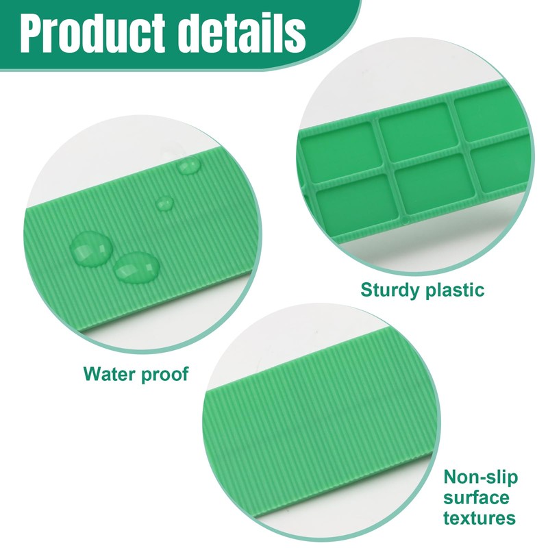 42 Pcs Flat Plastic Glazing Packers,Plastic Packers and Shims