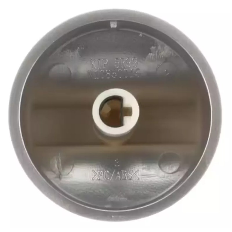 Whirlpool KIP 5R99, W10850015, Knob, Surface Burner, Black Stainless