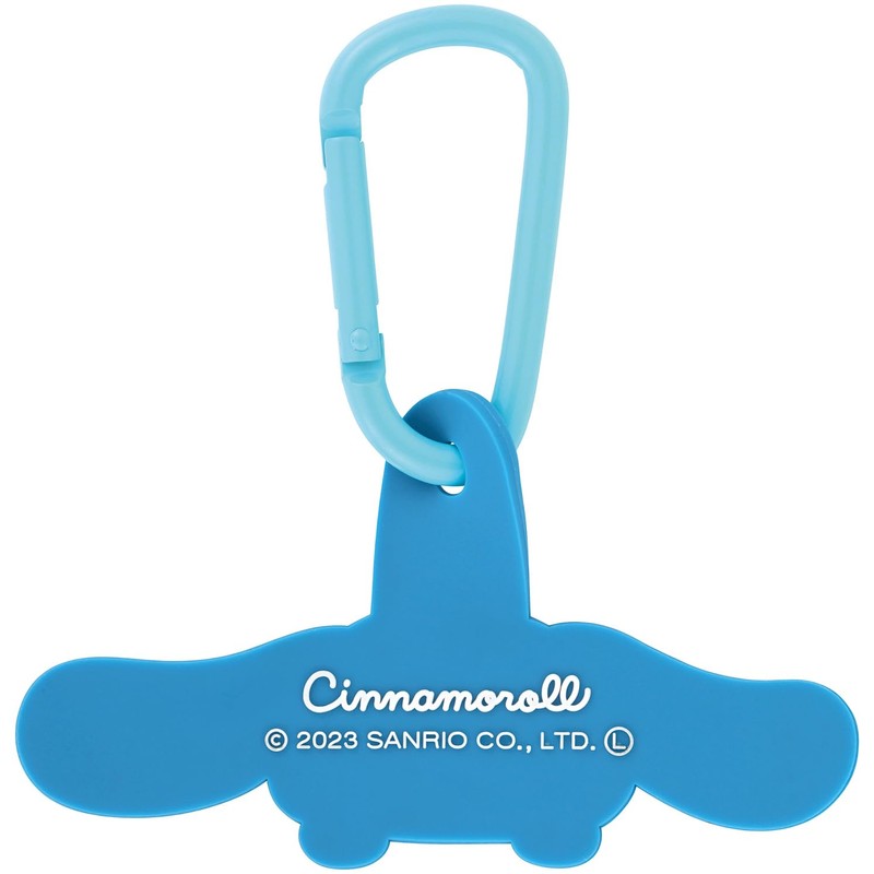 Skater ZELK1 Sanrio Cinnamoroll Carabiner with Rubber Mascot