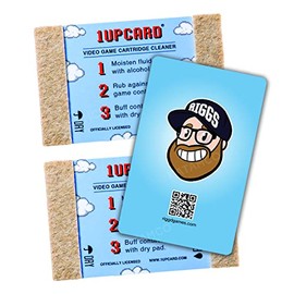 1UPcard Video Game Cartridge Cleaning Kit | 3 Pack | John Riggs Edition