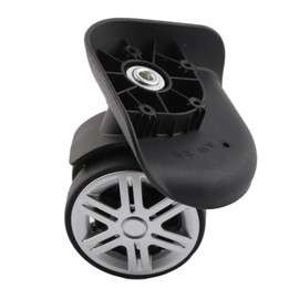 A65 Luggage Wheels, 2 Pcs Mute Swivel Suitcase Luggage Caster Wheels with 11 Screws for Repair Replacement