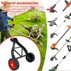 Weed Trimmer Support Wheel Adjustable Lawn Mower Auxiliary Wheels User-Friendly