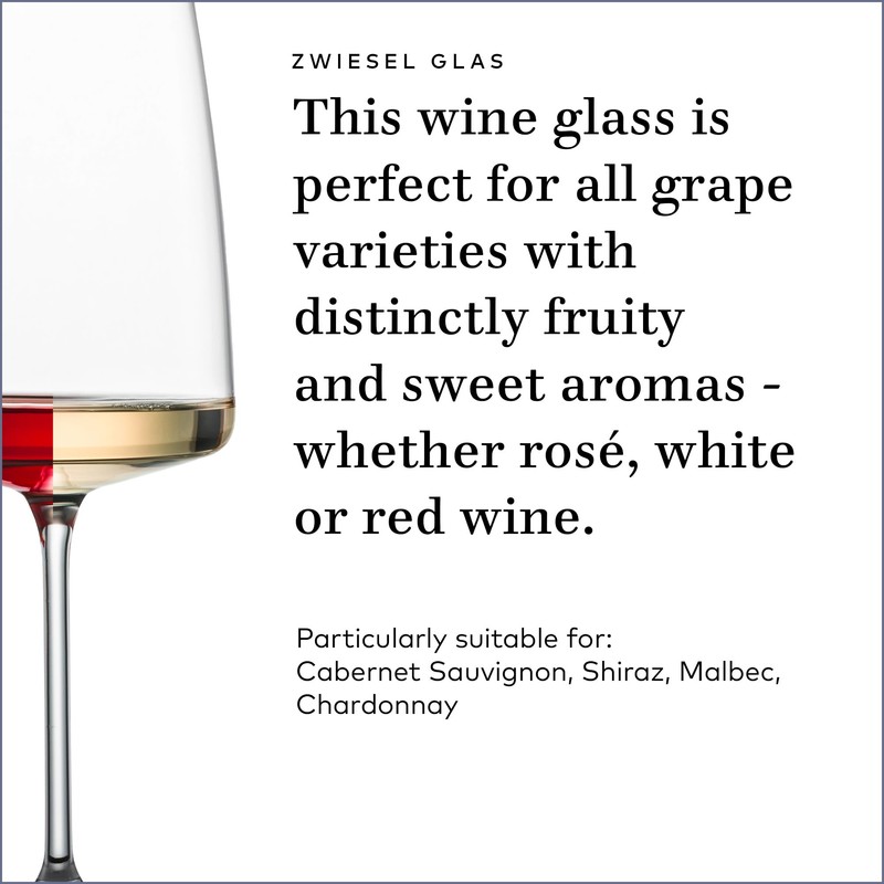 ZWIESEL GLAS Sensa Bordeaux Red Wine Glass (Set of 6),