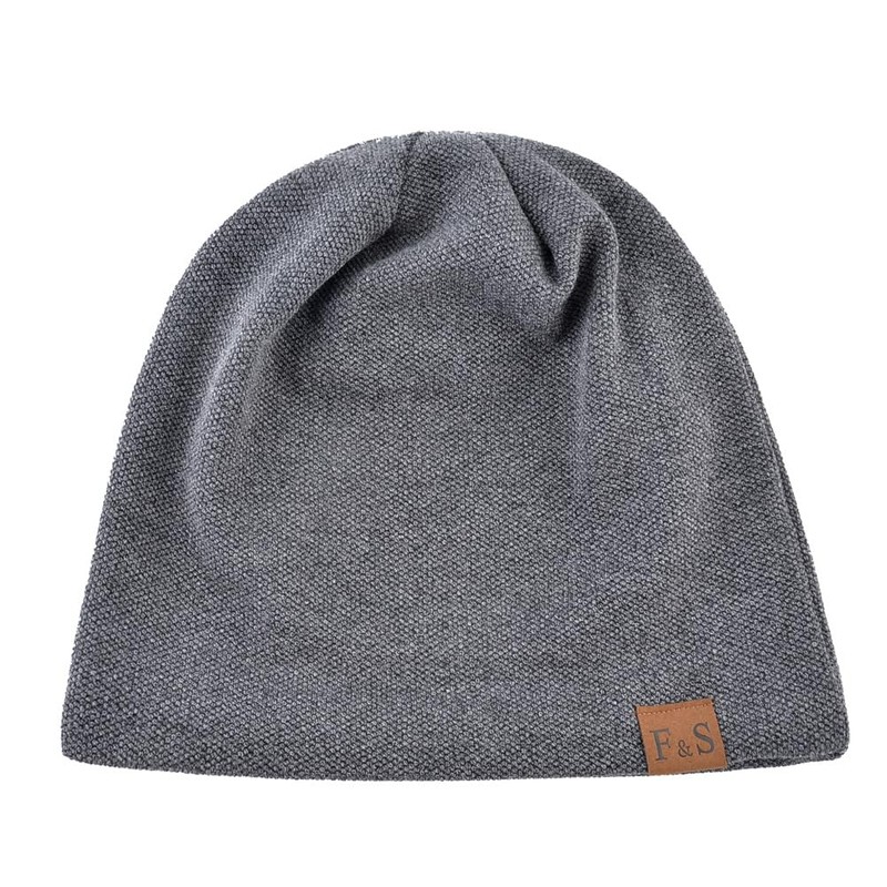 Shamager Men's Knit Hat, Double Layer Structure, Spring, Summer, Autumn,