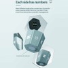 Portable Cube Timer Gravity Sensor Rotating Timer Count Up/Down Function