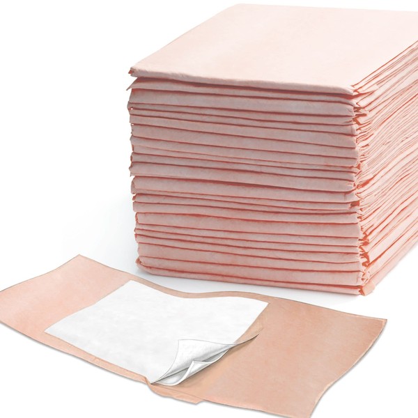 Disposable Tuckable Incontinence Bed Pads 12 Pack - 36"x70" -31"x31" Pad with Saddle Style Sides to Tuck - Heavy Absorbent Chux Underpads with Fluff Core - Leak Proof Poly Backing - Non-Woven Top