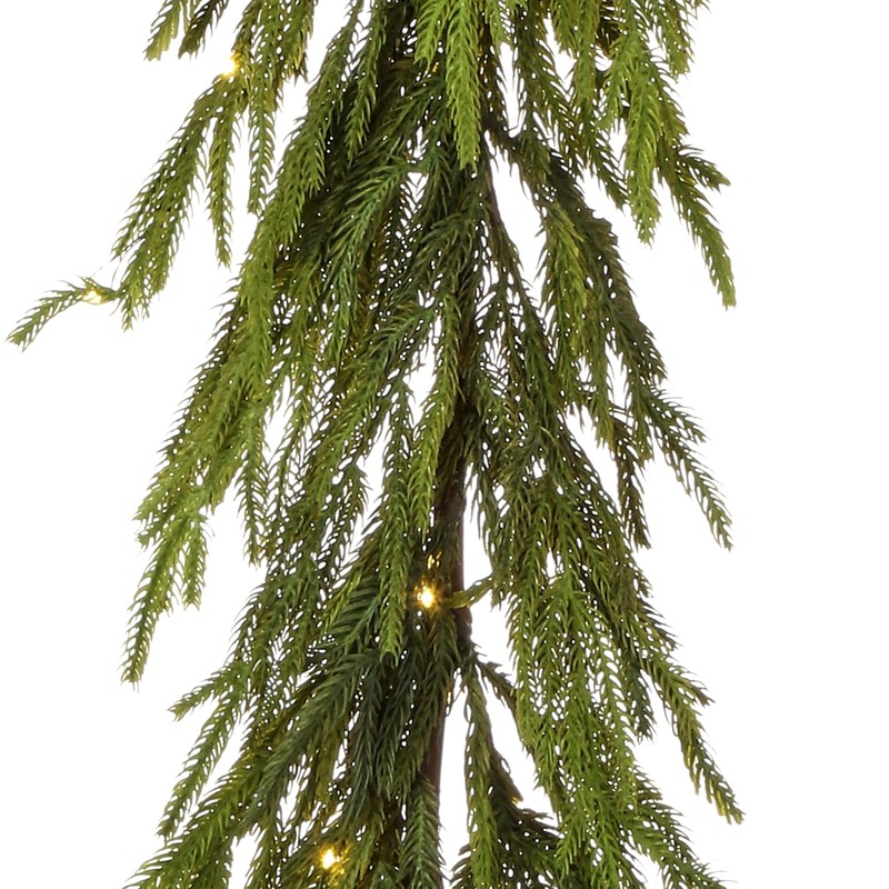 Regency International 60" LED/Battery/Timer Natural Touch Norfolk Pine Garland
