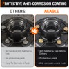 AEagle 2 Sets 5 on 4.5" Bolt Circle Trailer Hub