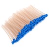 Pack of 100 Disposable Saliva Straws, Oral Care Sticks, Latex-Free