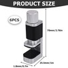 Nizirioo Pack of 6 Adjustable Metal Clamp Attachment, LCD Display