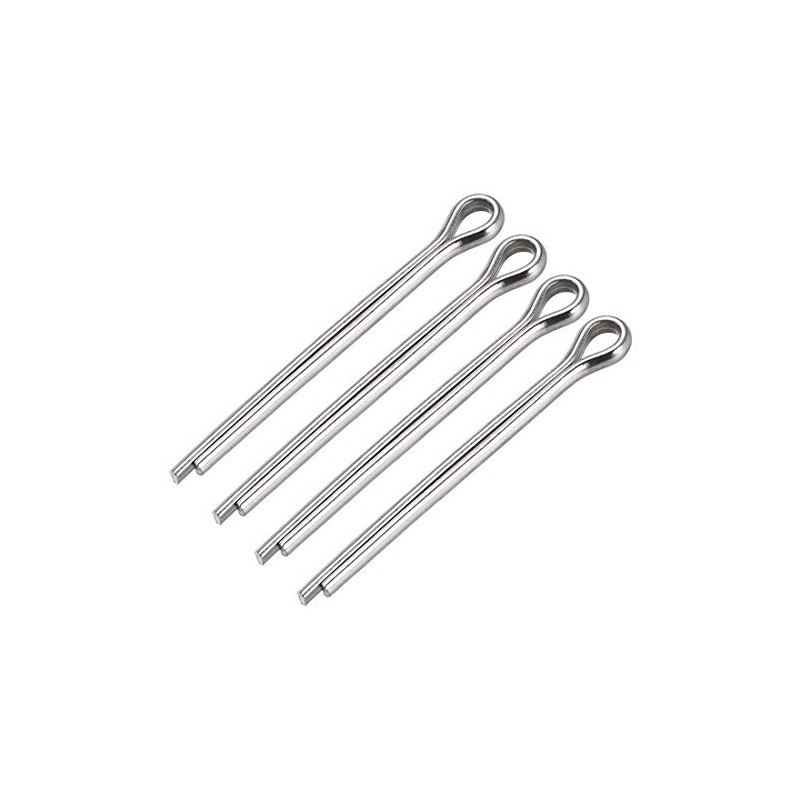 sourcing map Split Cotter Pin - 5mm x 60mm 304