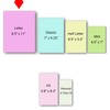 Notes Refill Pages for Discbound Planners, Fits with Circa Letter,