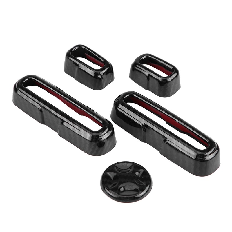 5 pcs Carbon Fiber Style Car Electric Seat Control Switch