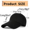 APAGAI Men's Large Size Cap, Long Brim, 4.3 inches (11