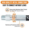 Corretic Pressure Washer Whip Hose 8 FT x 3/8 Inch,