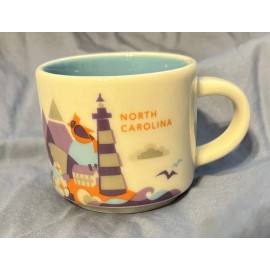 Starbucks North Carolina BEEN THERE 2 Oz Espresso Mug Christmas Ornament 2018