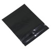 PABCK 100 Pieces Black Reclosable Zip Bags 5.1mil Thickness Poly