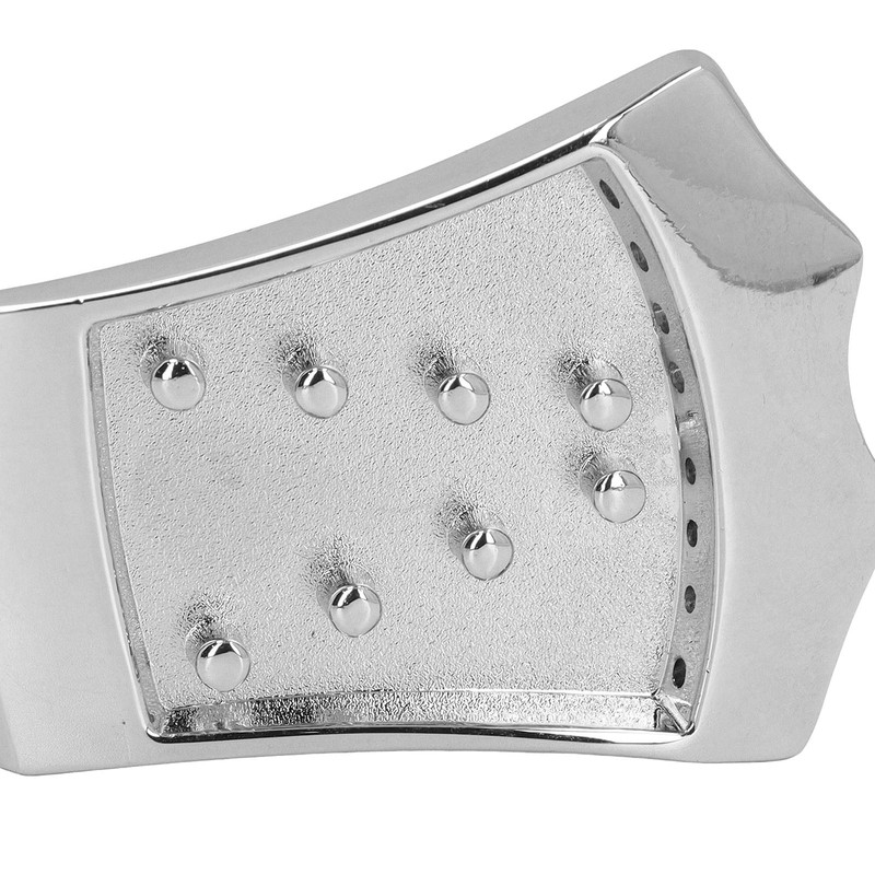 8 String Mandolin Tailpiece with Belt Buckle and Screws Metal