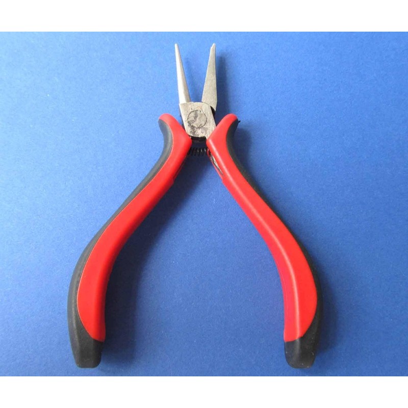 Concave Convex Nose Pliers Round Jewelry Bending Miniblings 12Cm R/Black