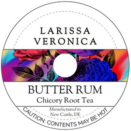 Butter Rum Chicory Root Tea (Single Serve K-Cup Pods) (12 pods, ZIN: 571620) - 2 Pack
