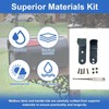 Thickened Mailbox Latch and Handle Kit,Mailbox Latch Replacement Kit,Secure Replacement