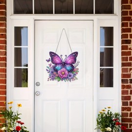 Alluring DIY Diamond Painting Pendant Diamond Painting Window Pictures Diamond Painting Butterfly 5D Diamond Painting Pictures Hanging Ornament Wreath Door Window Wall Entrance Decor
