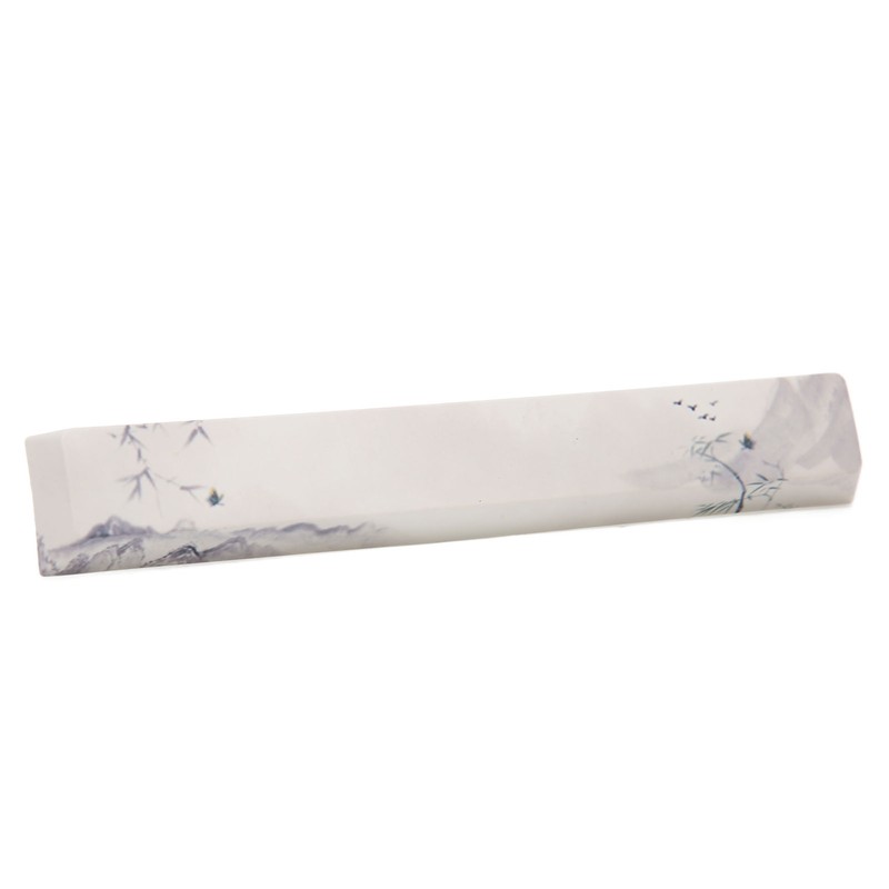 Spacebar Keycap PBT Ink Mountain Pattern DIY Universal Mechanical Keyboard