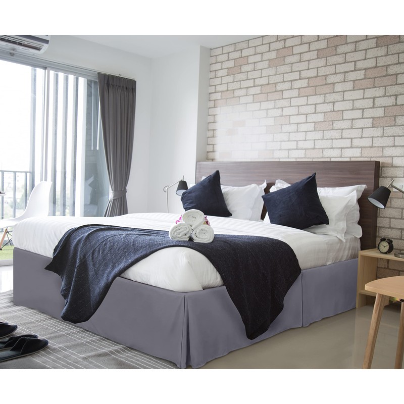 Utopia Bedding Valance Sheet UK (King) - Soft Brushed Polyester-Microfibre