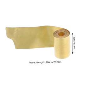 CHILDWEET 1roll Brass Foil Sheet Roll for Electrical Repairs and Craft Projects Wear-Resistant Thick Brass Strip for Grounding and Applications