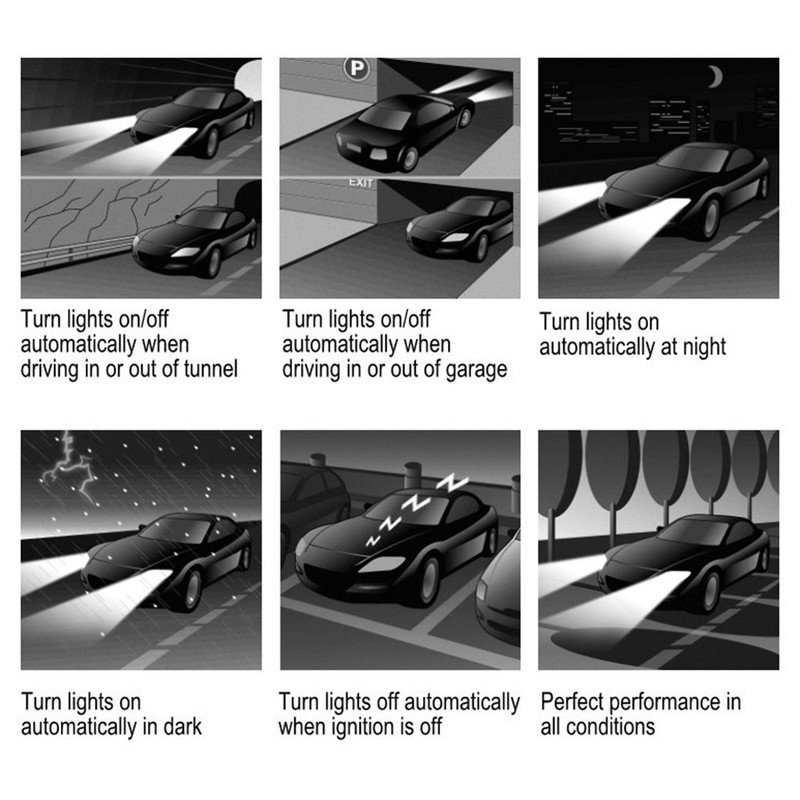 Car Auto light Sensor System Safety Accessories Automatically Control The