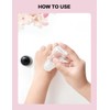Eoglirie Glass Deodorant Roller Bottle, Leak Proof Refillable Roller Bottles