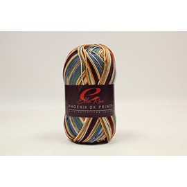 Ella Rae PHOENIX DK PRINT Cotton Yarn Wool 100g 03 Pumpkin Gingerbread Trifle