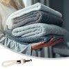 6 pcs Towel Clips, Metal Tea Towel Hooks with Woven